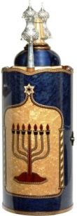 click for close up images, wood Torah case, sefer Torah cases, Torah tik